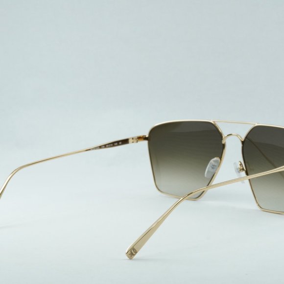 💯 NEW MCM130S 739 SHINY GOLD KHAKI SUNGLASSES - Picture 11 of 14